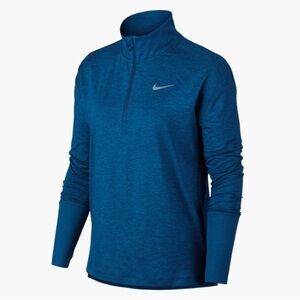 Nike Running Women’s Dri Fit Pullover Dry Element Quarter Zip Running Top Teal